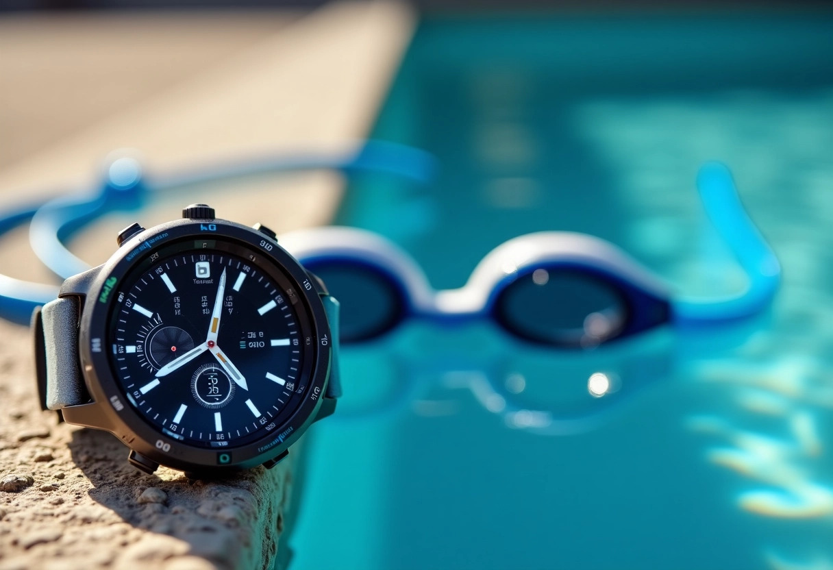 montre sportive aquatique