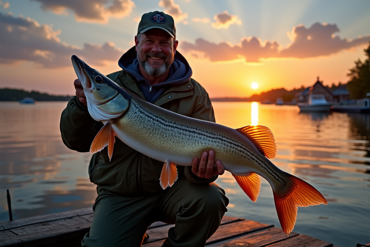 pêcheur brochet