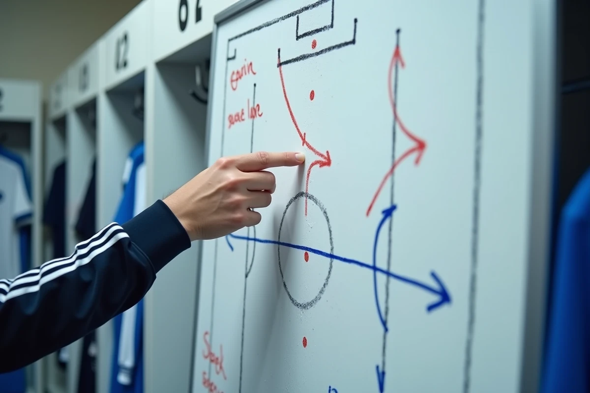 Tableau tactique de l'entraîneur de l'Inter Milan présentant la stratégie pour dominer la Serie A en 2026